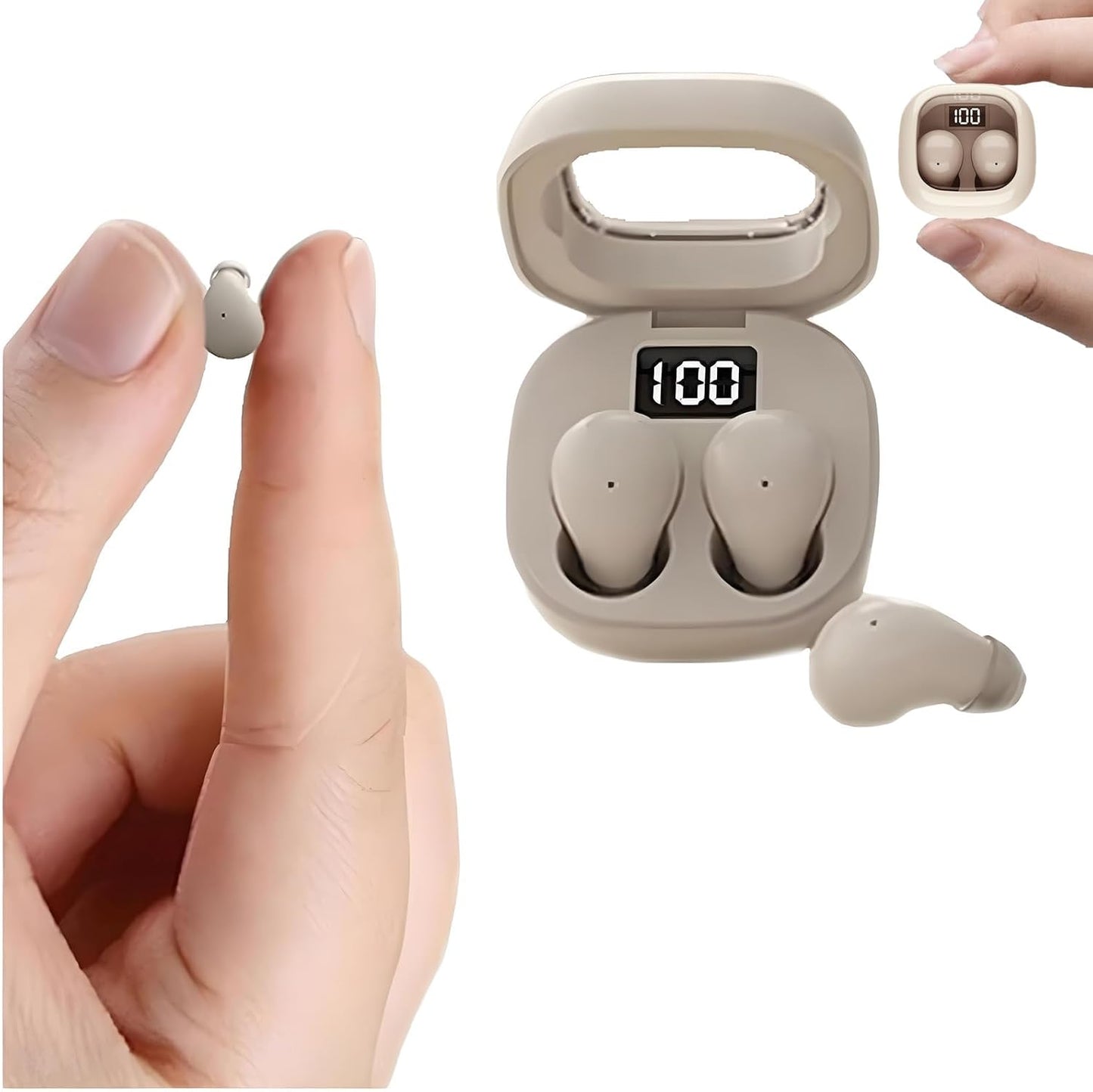 Invisible Wireless Sleep Earbuds for Side Sleepers