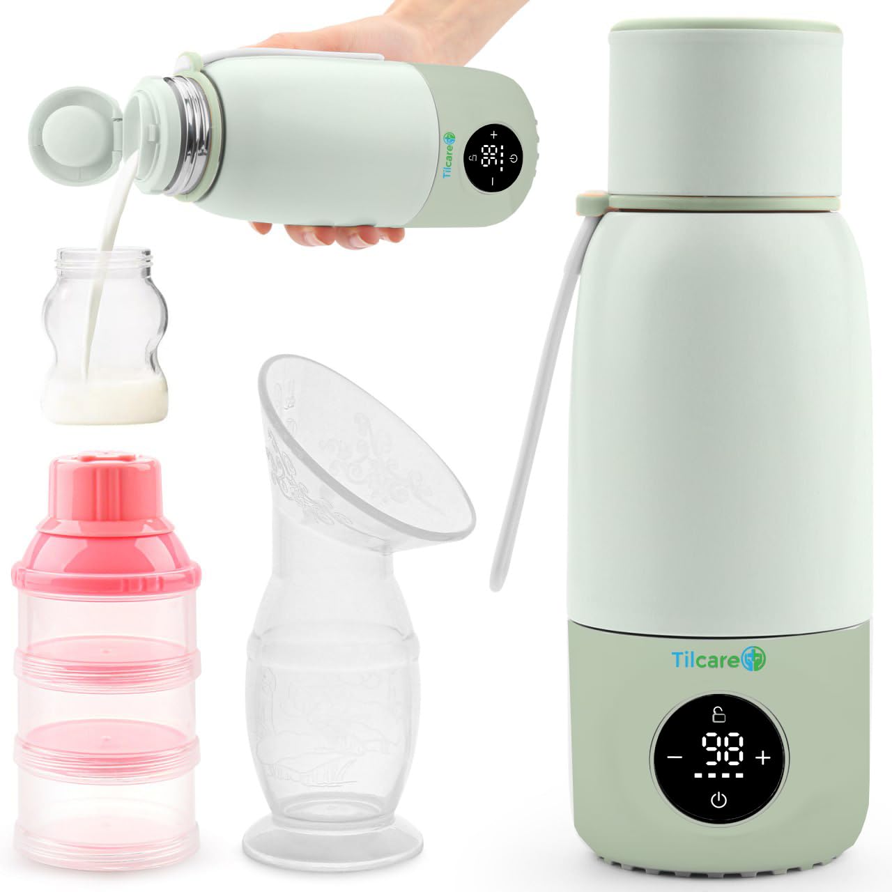 Fast Heat USB Bottle Warmer - On-The-Go Baby Milk Warmer