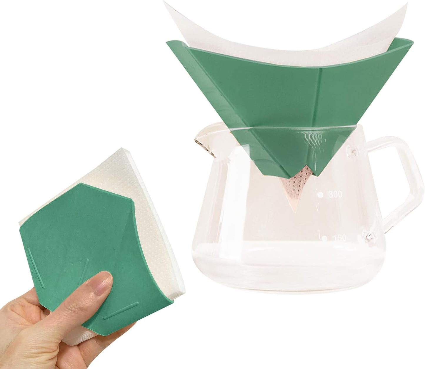 Portable Pour Over Coffee Maker - Eco-Friendly Filters -nu24.
