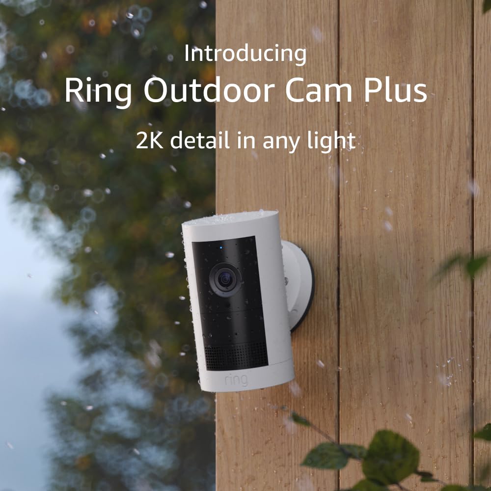 Ring Outdoor Cam Plus: Enhanced 2K Video & Night Vision