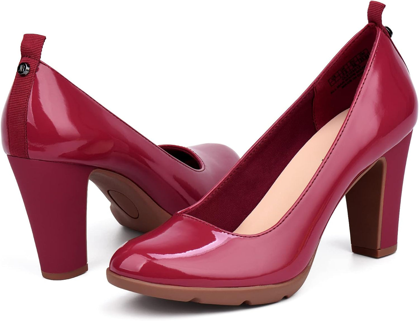 JENN ARDOR Women's Pumps Chunky Heels for Comfort and Style