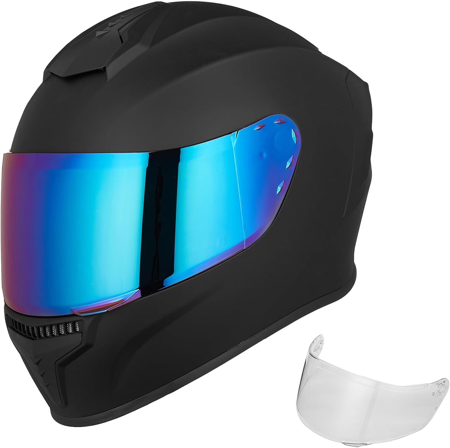 Full Face Motorcycle Helmets for Adults with Tinted Visor