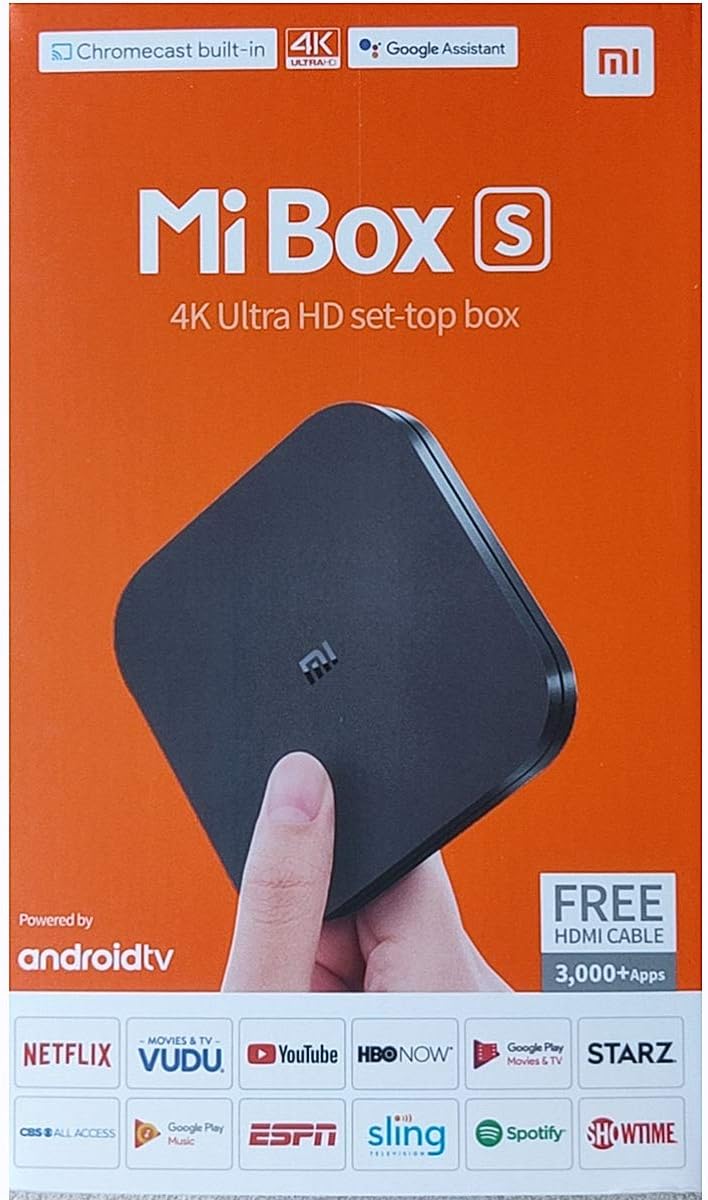 Xiaomi Mi Box S: 4K HDR Streaming with Google Assistant