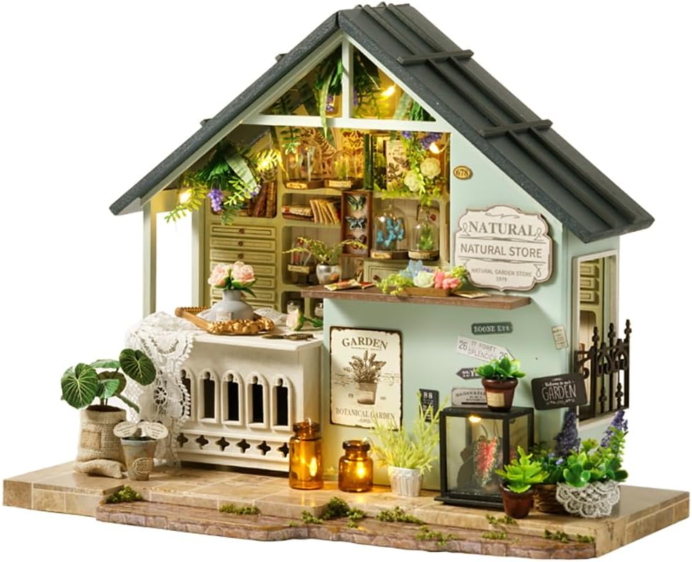 TuKIIE DIY Miniature House Kit - Creative Room Dollhouse Fun