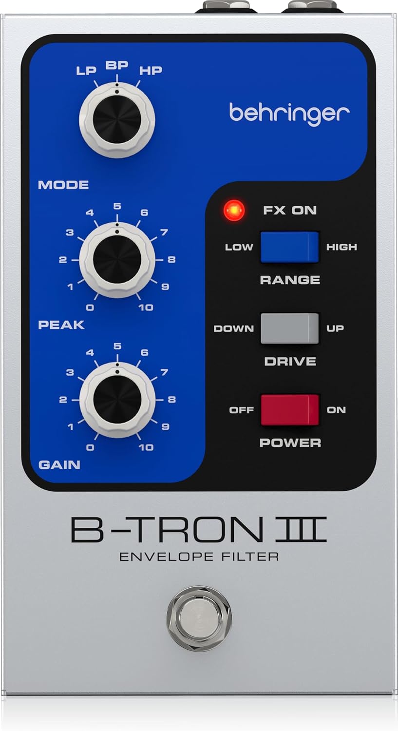 Behringer B-TRON III Envelope Filter Pedal for Funky Tones