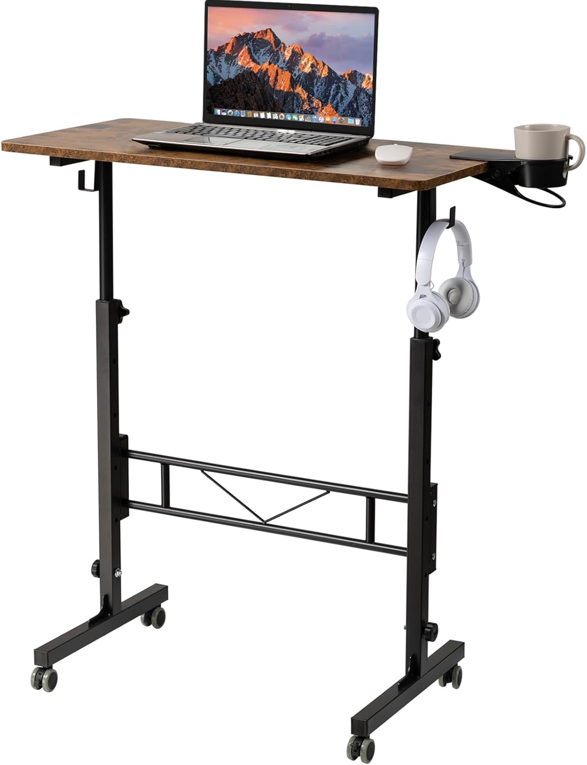 SIDUCAL Adjustable Height Standing Desk for Home Office Use