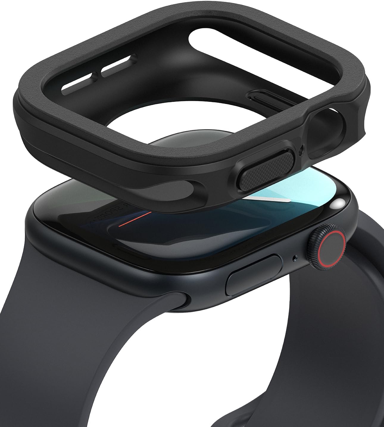 Tailored Cutouts Soft TPU Apple Watch Case - Black