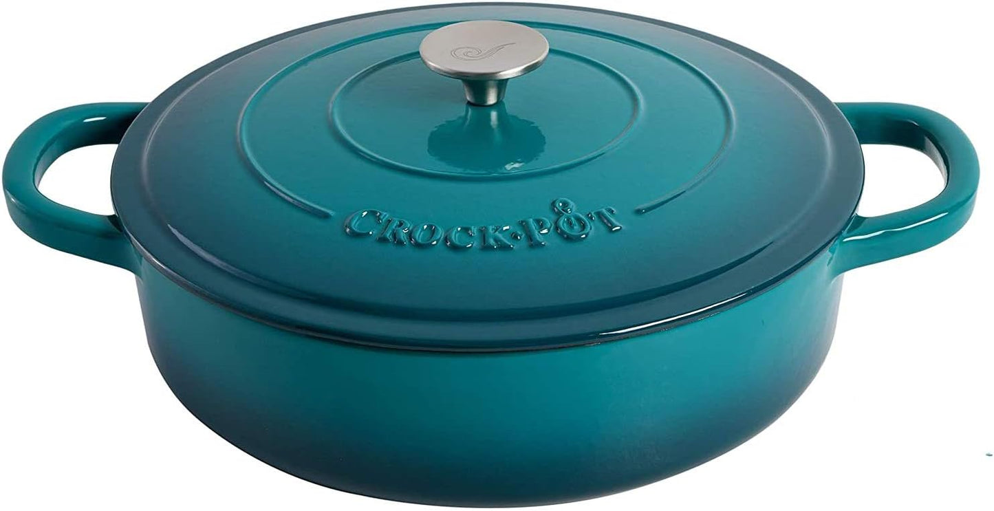 Crock-Pot Artisan Enameled Cast Iron Braiser for Perfect Meals