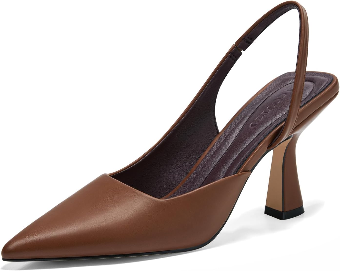 Coutgo Womens Slingback Stiletto High Heels for Any Occasion