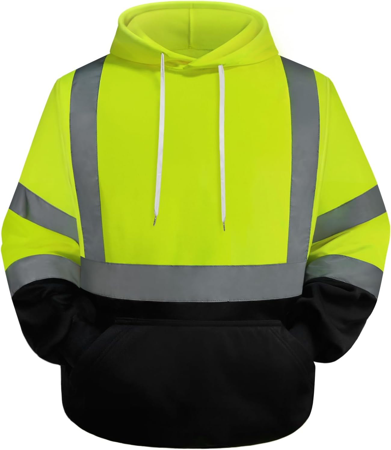 TCCFCCT Hi Vis Hoodie XL, Reflective Safety Jacket for Men/Women