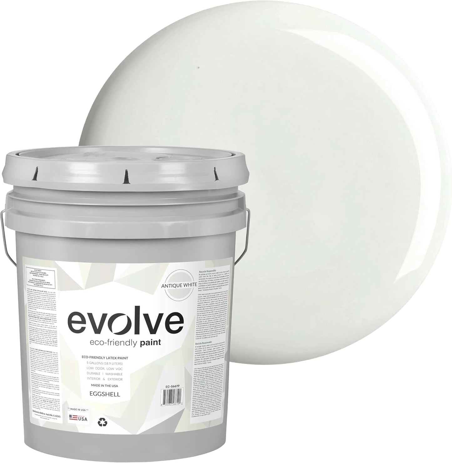 EVOLVE Paint & Primer: Eco-Friendly Low Sheen for All Surfaces