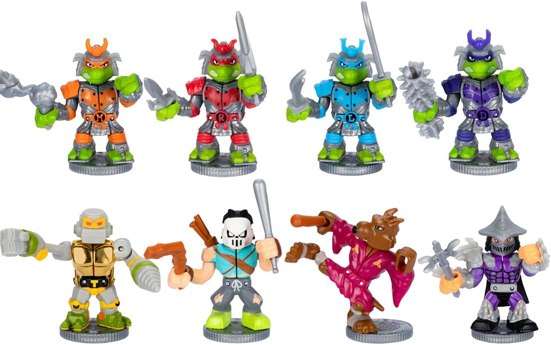 Legends of Akedo TMNT Full Set of 8 Unique Characters