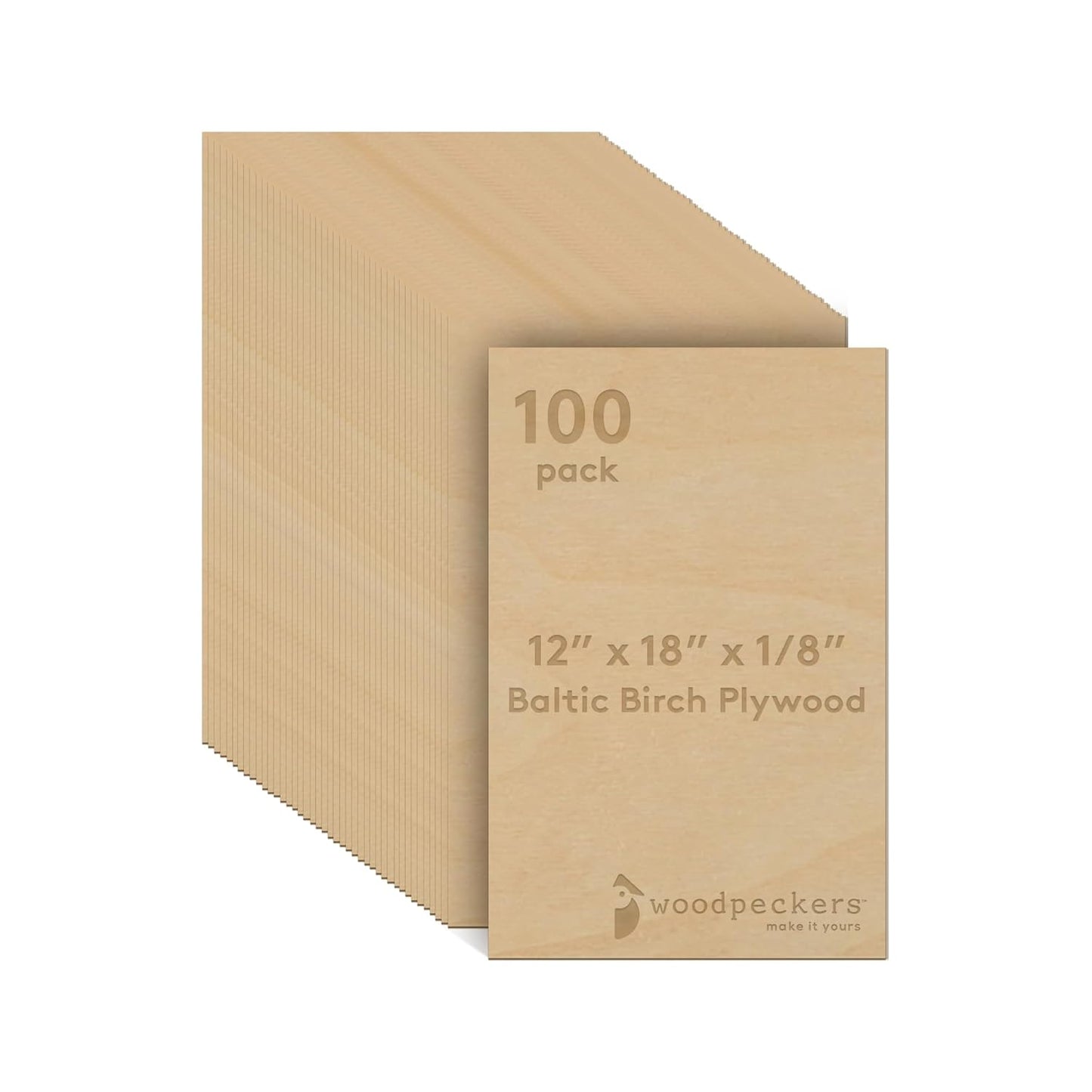 3 mm Baltic Birch Plywood Sheets for Crafting and Woodworking