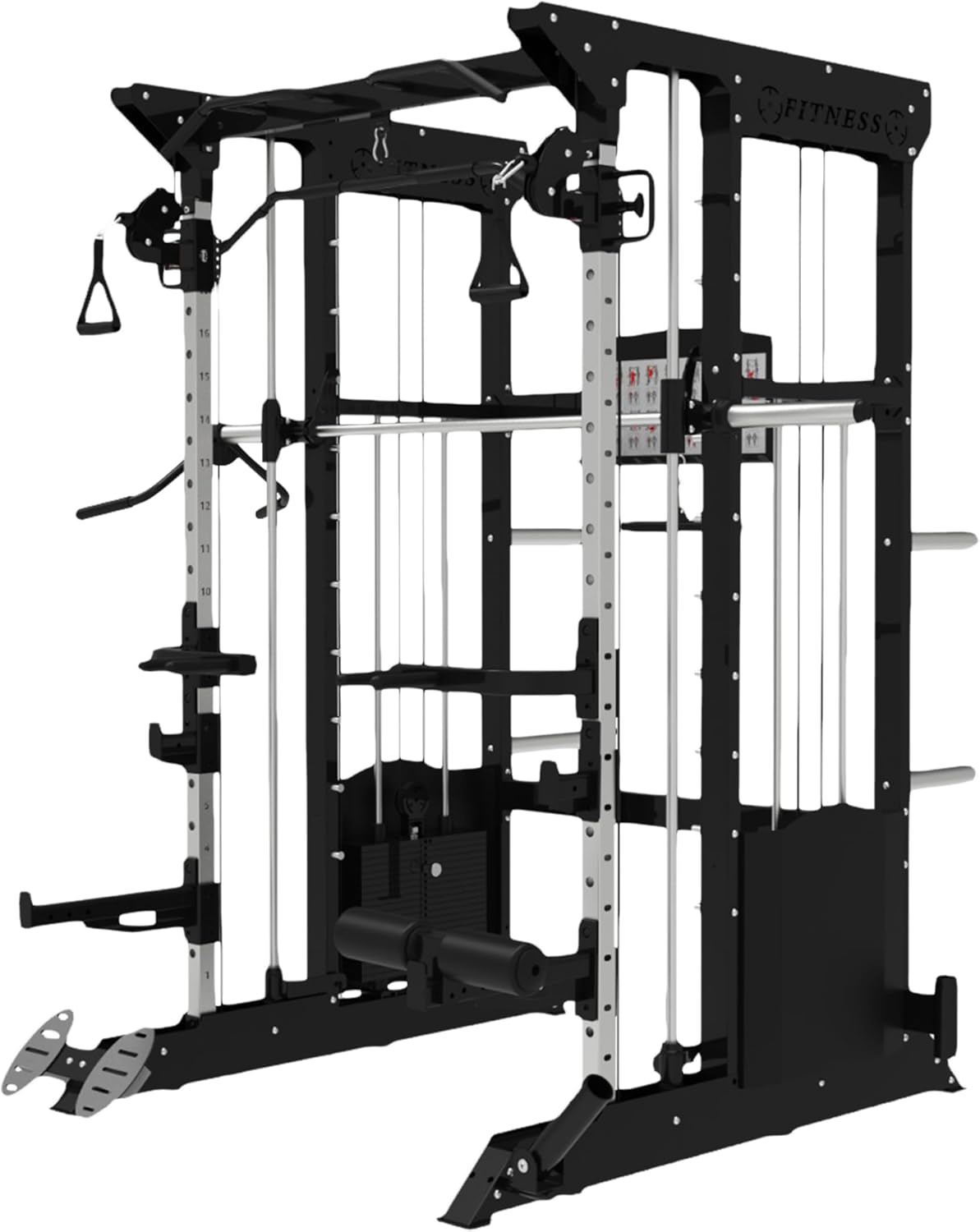 SFE Smith Machine Home Gym: Dual 200lb Stacks!
