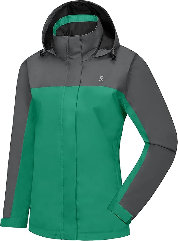 Little Donkey Andy Womens Waterproof Rain Jacket for Hiking