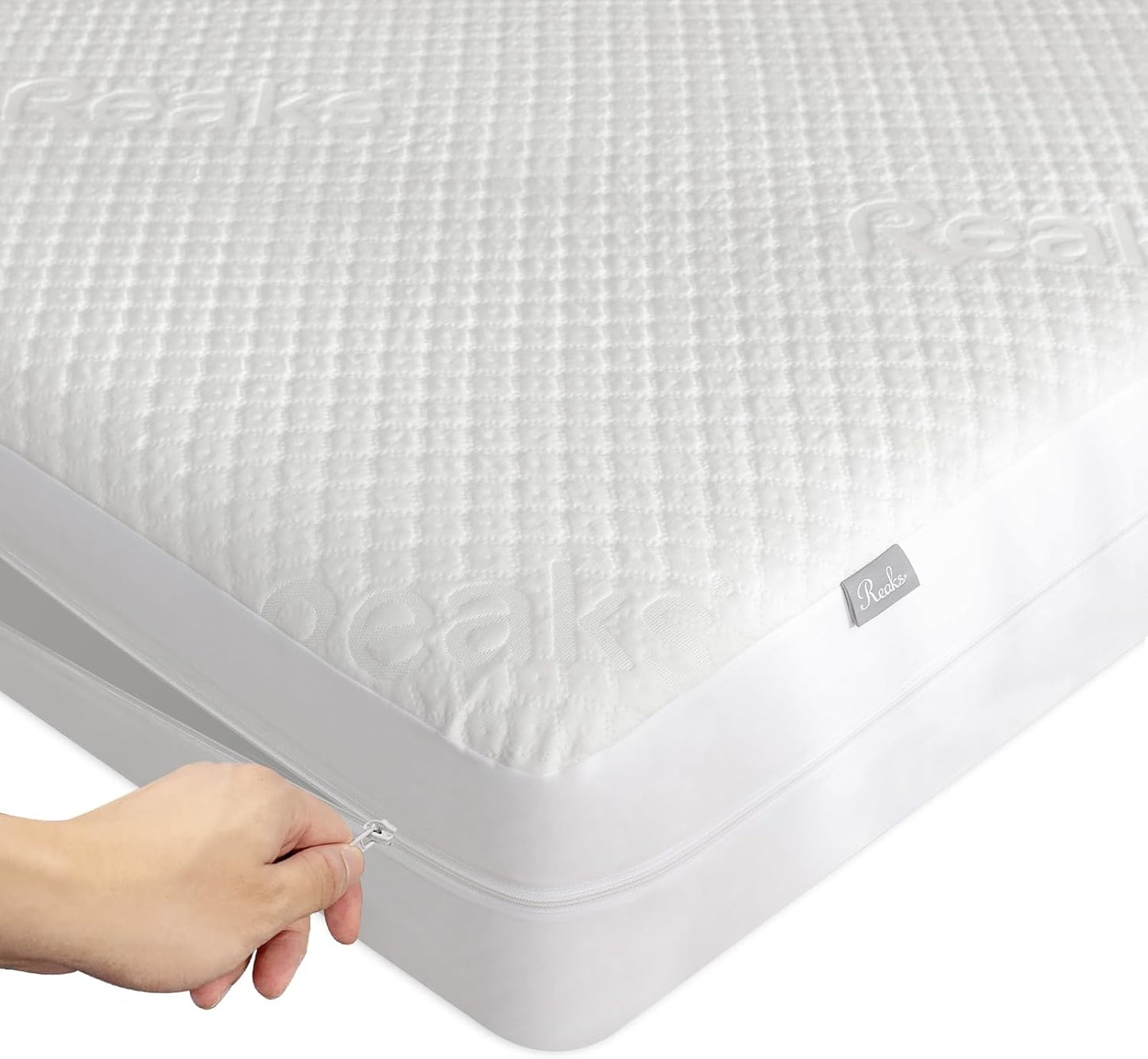 Twin Size Mattress Protector with Zipper - 100% Waterproof Cover