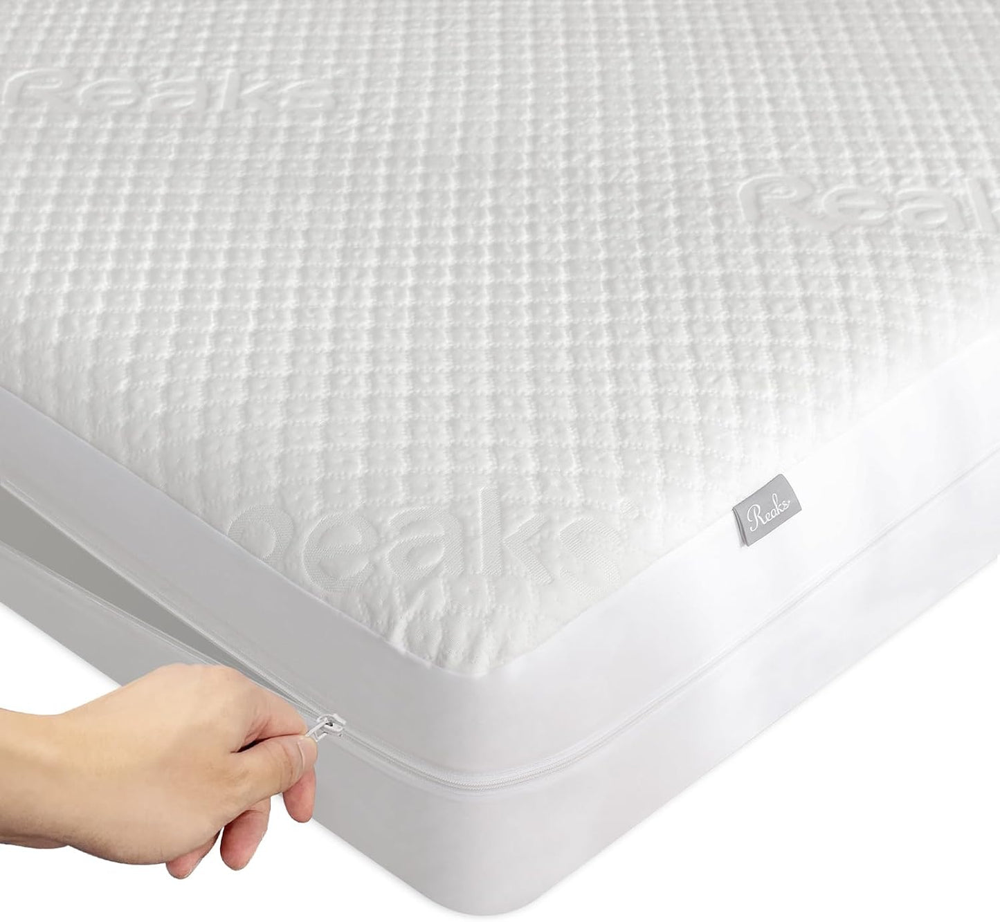King Size Mattress Protector with Zipper - Waterproof Cover