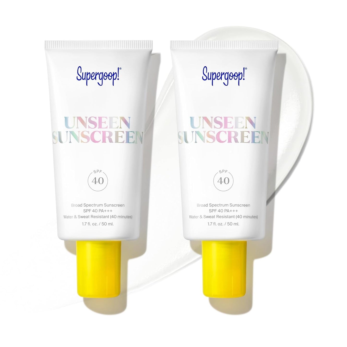 Unseen Sunscreen SPF 40 - Invisible, Weightless Protection