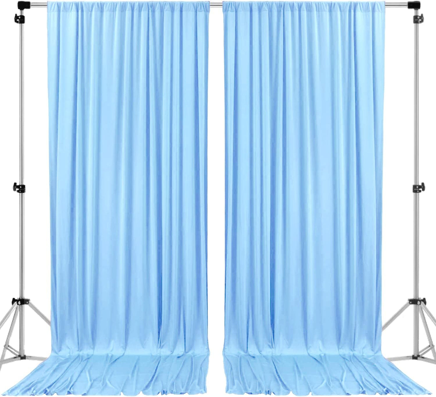 10ft x 8ft IFR Polyester Backdrop Drapes for Events and Home