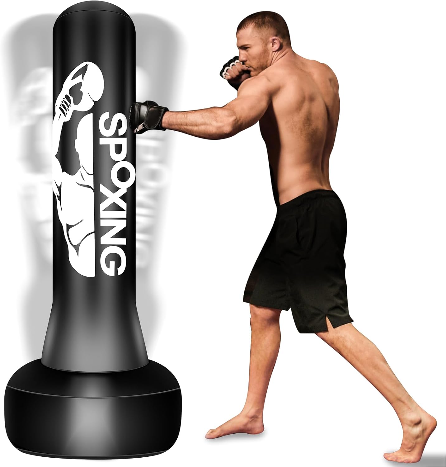 Durable Free-Standing Punching Bag for Adults & Teens - PZMXEC