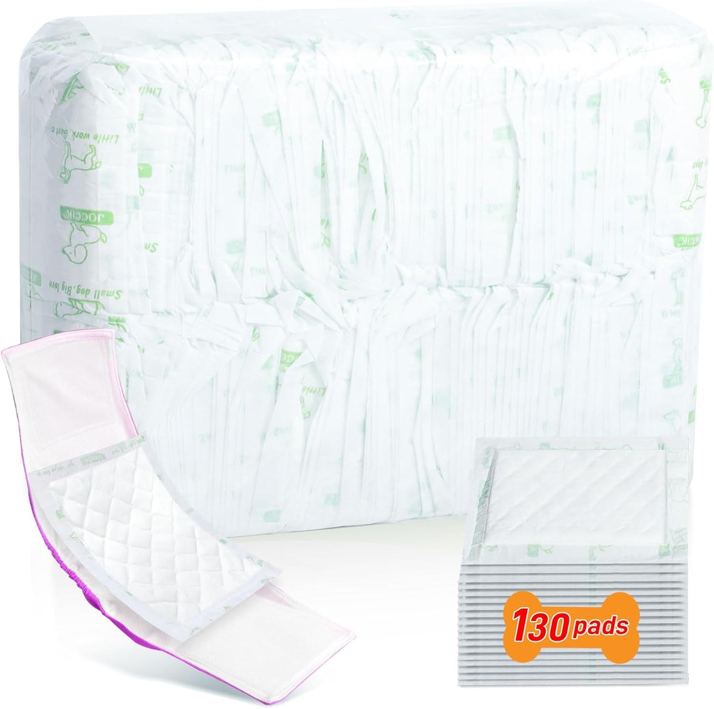 Ultimate Absorbency Dog Diaper Liners - 130ct