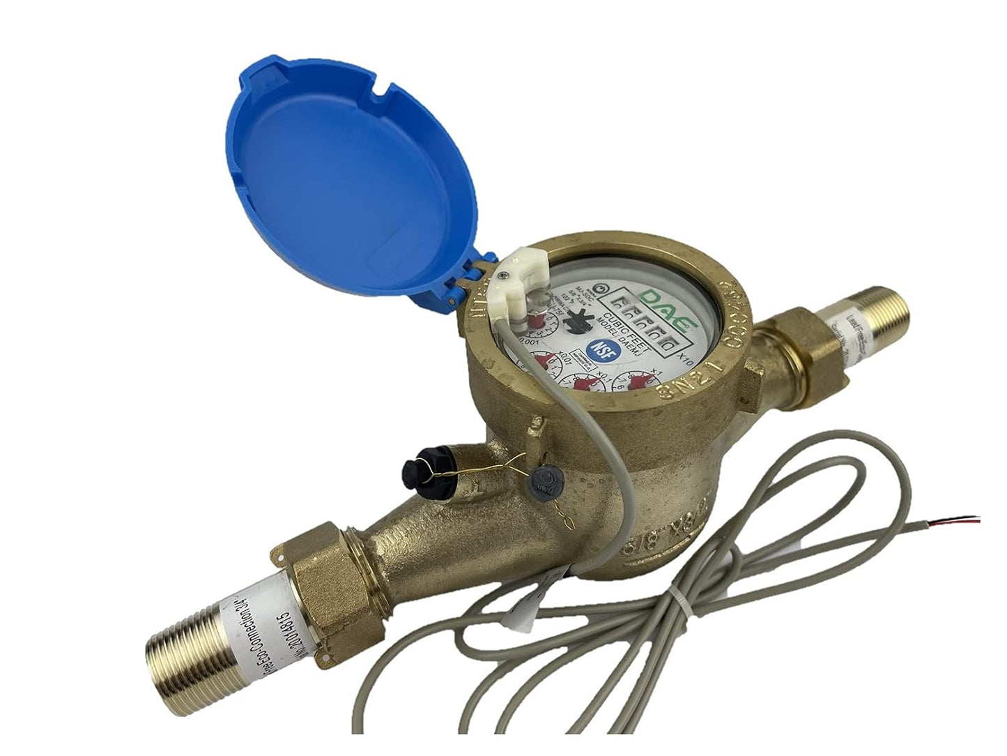DAE MJ-75f Non Lead Potable Water Meter with Pulse Output