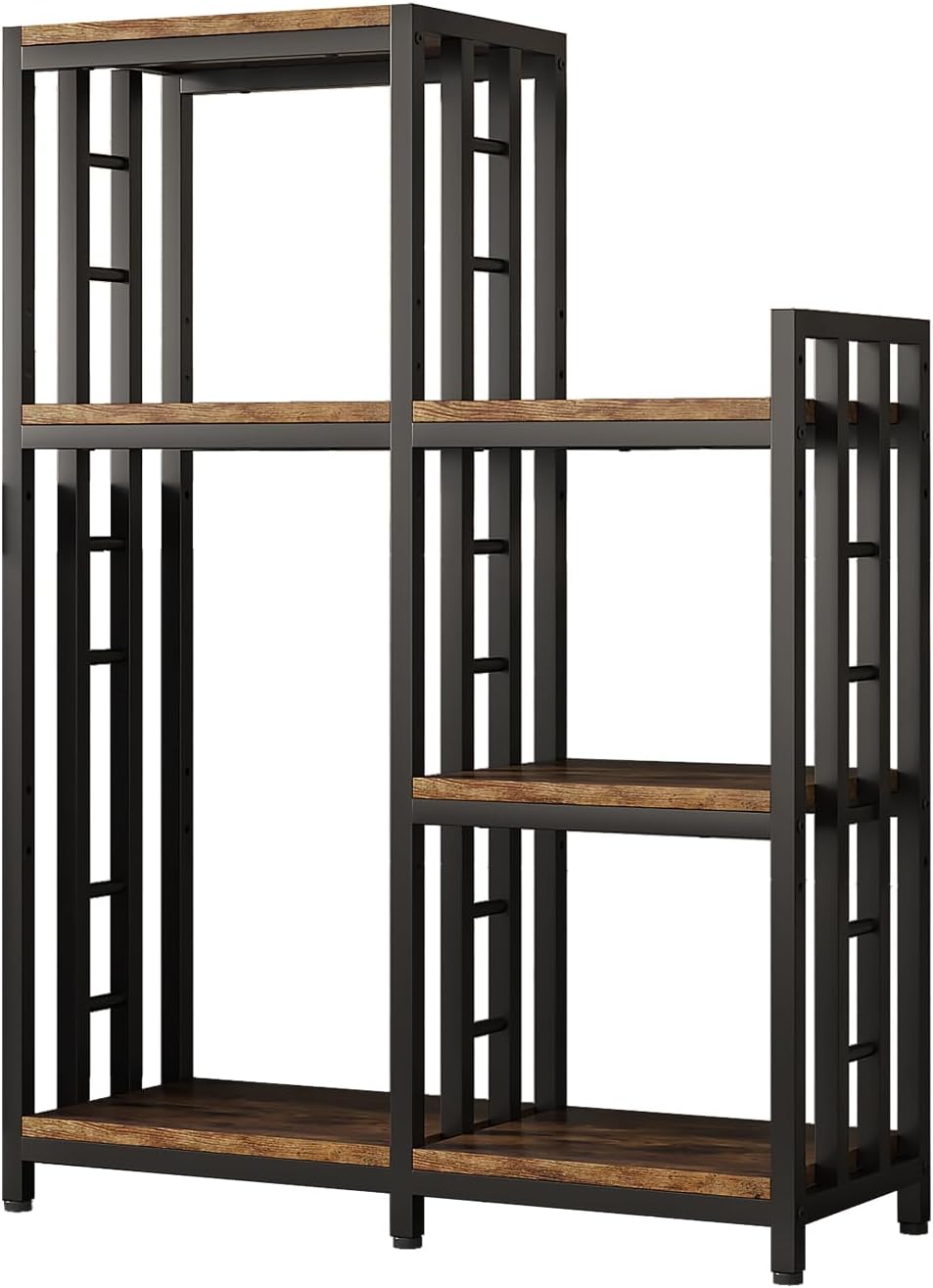 Adjustable 6-Tier Kitchen Rack: Space-Saving Storage Solution!
