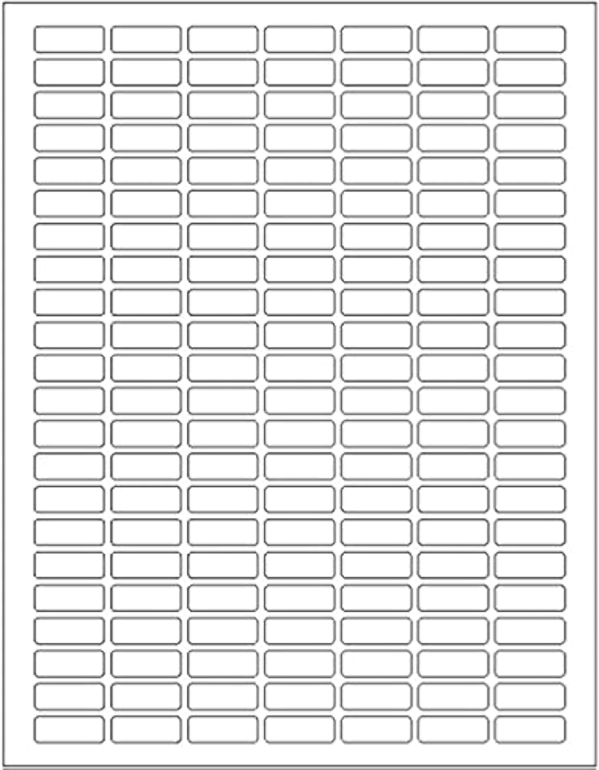 White Printable Labels Sheets by Royal Green for Easy Use