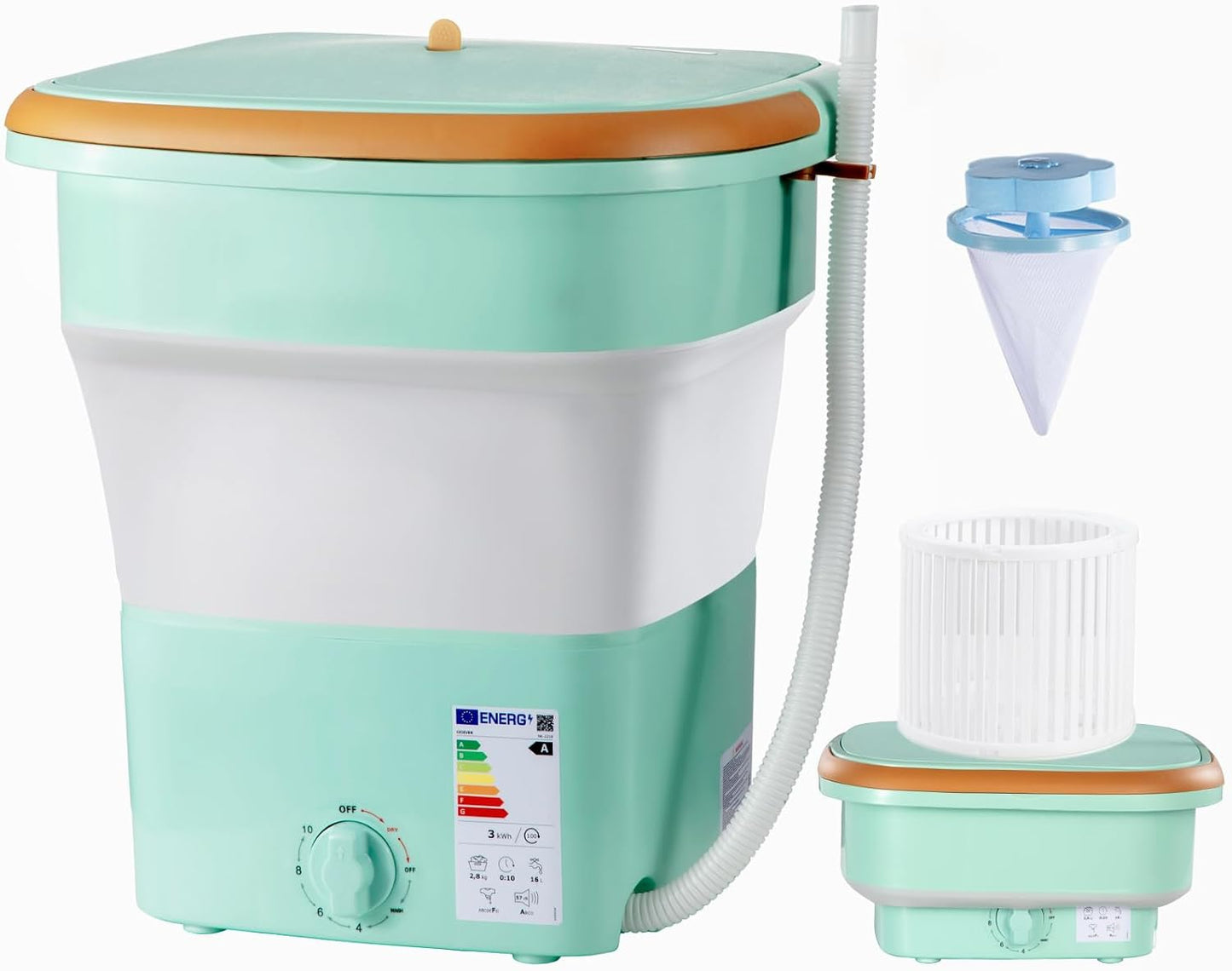 Powerful Mini Washing Machine | Deep Clean Clothes