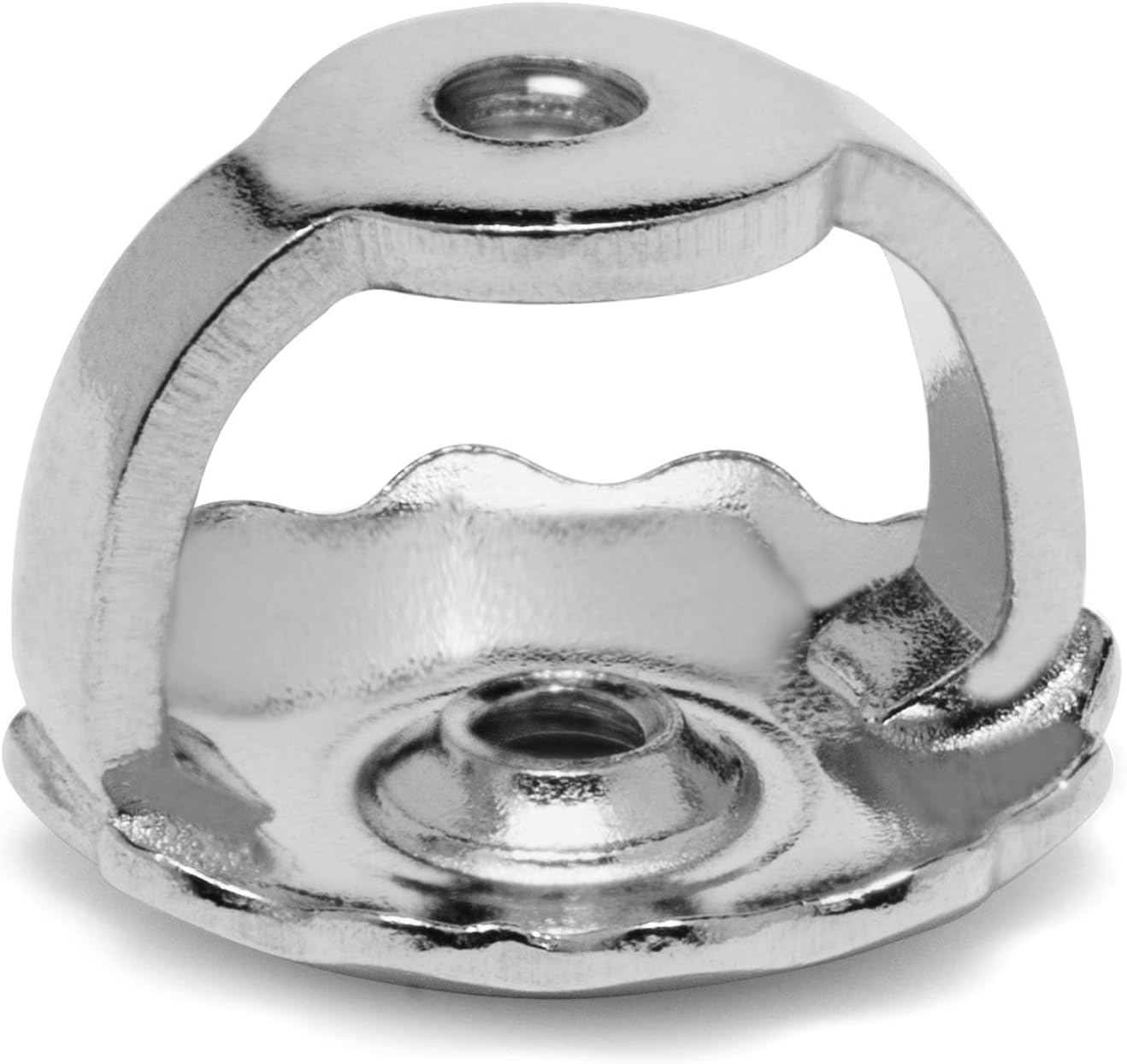 Everyday Elegance Solid 14K White Gold Earring Back Replacement