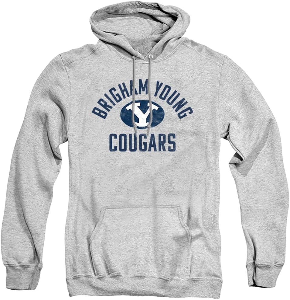 Brigham Young University Cougars Logo Unisex Hoodie for Fans