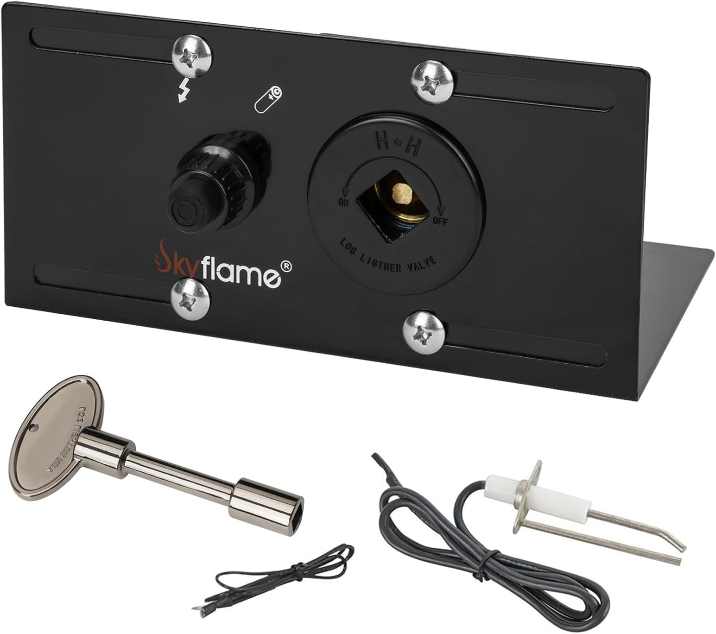 Skyflame Fire Pit Gas Burner Kit with Spark Ignition Features