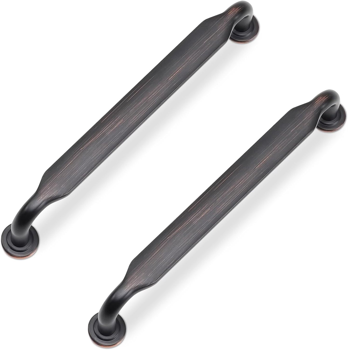 10 Pack 6-1/4 Inch Oil Rubbed Bronze Cabinet Pulls for Kitchen