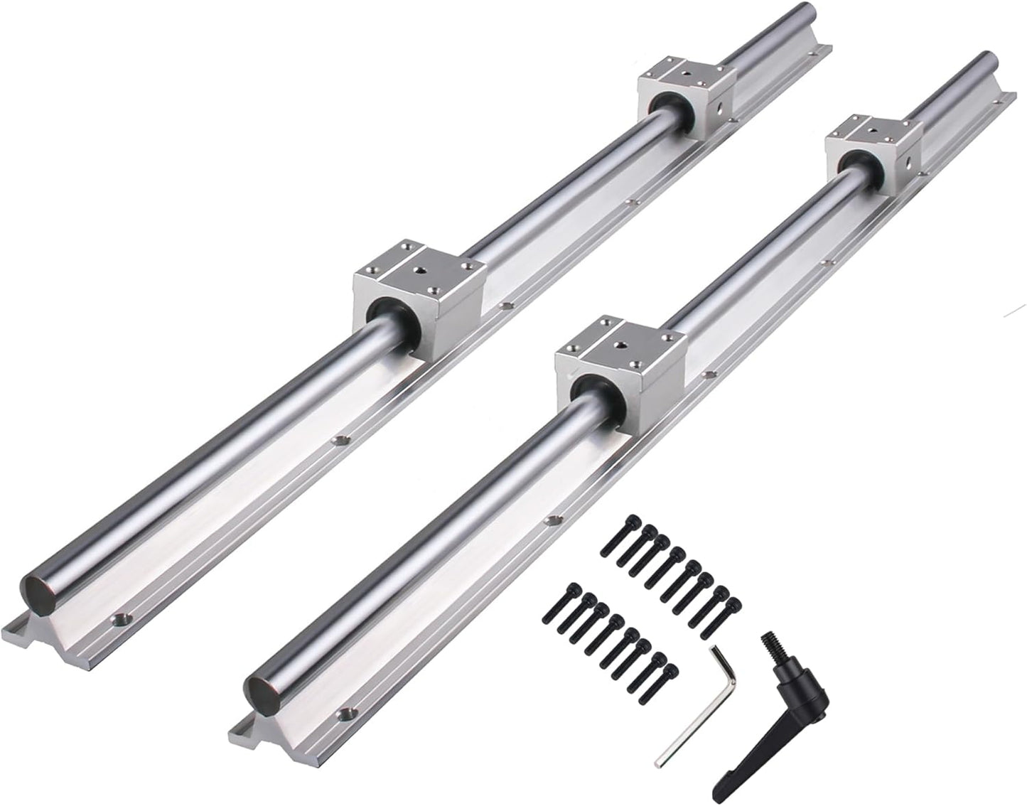 ANWOK Linear Rail Guide with SBR20 Blocks for Smooth Motion