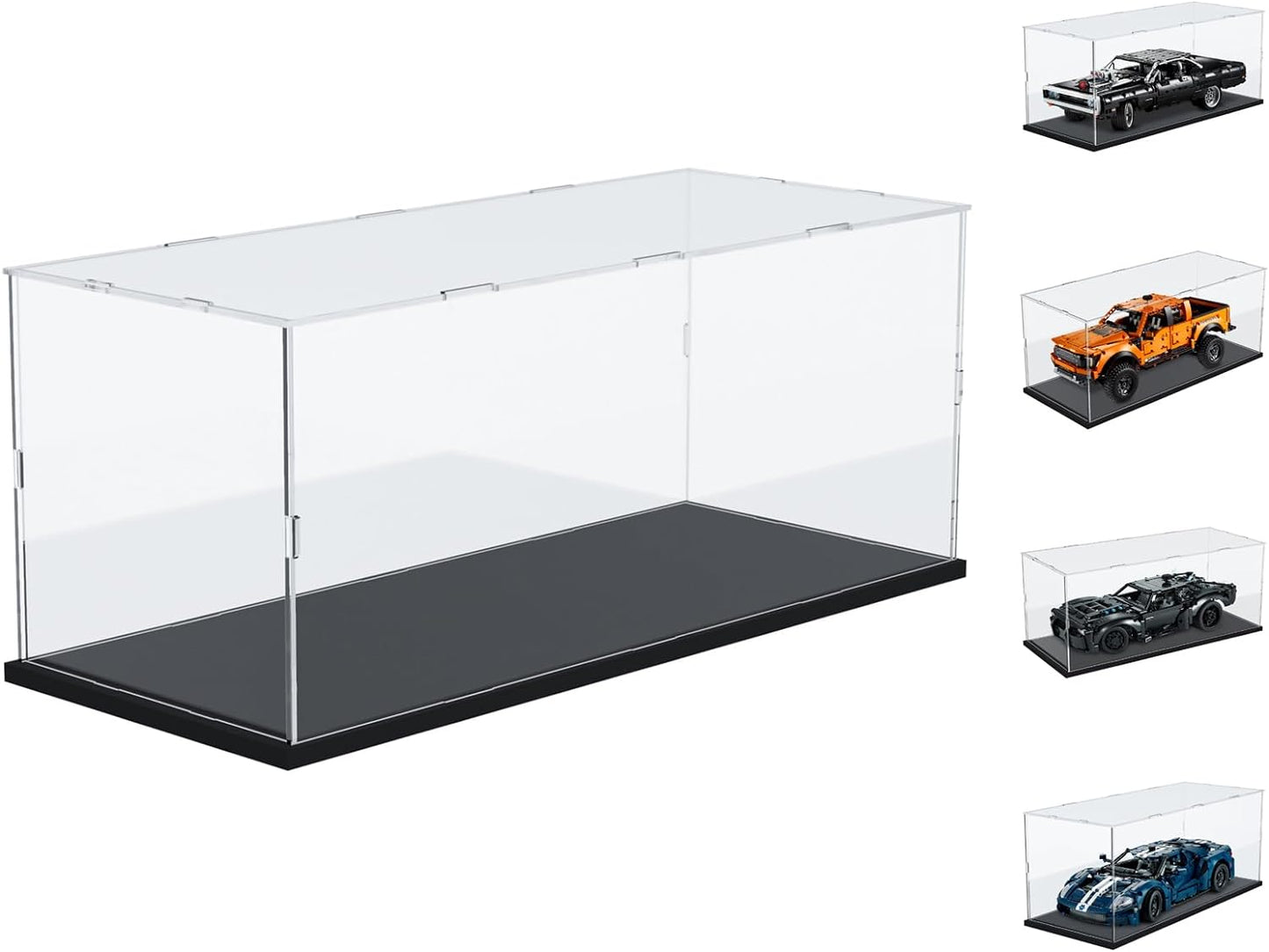 Choowin Acrylic Display Case for Lego Car and Collectibles