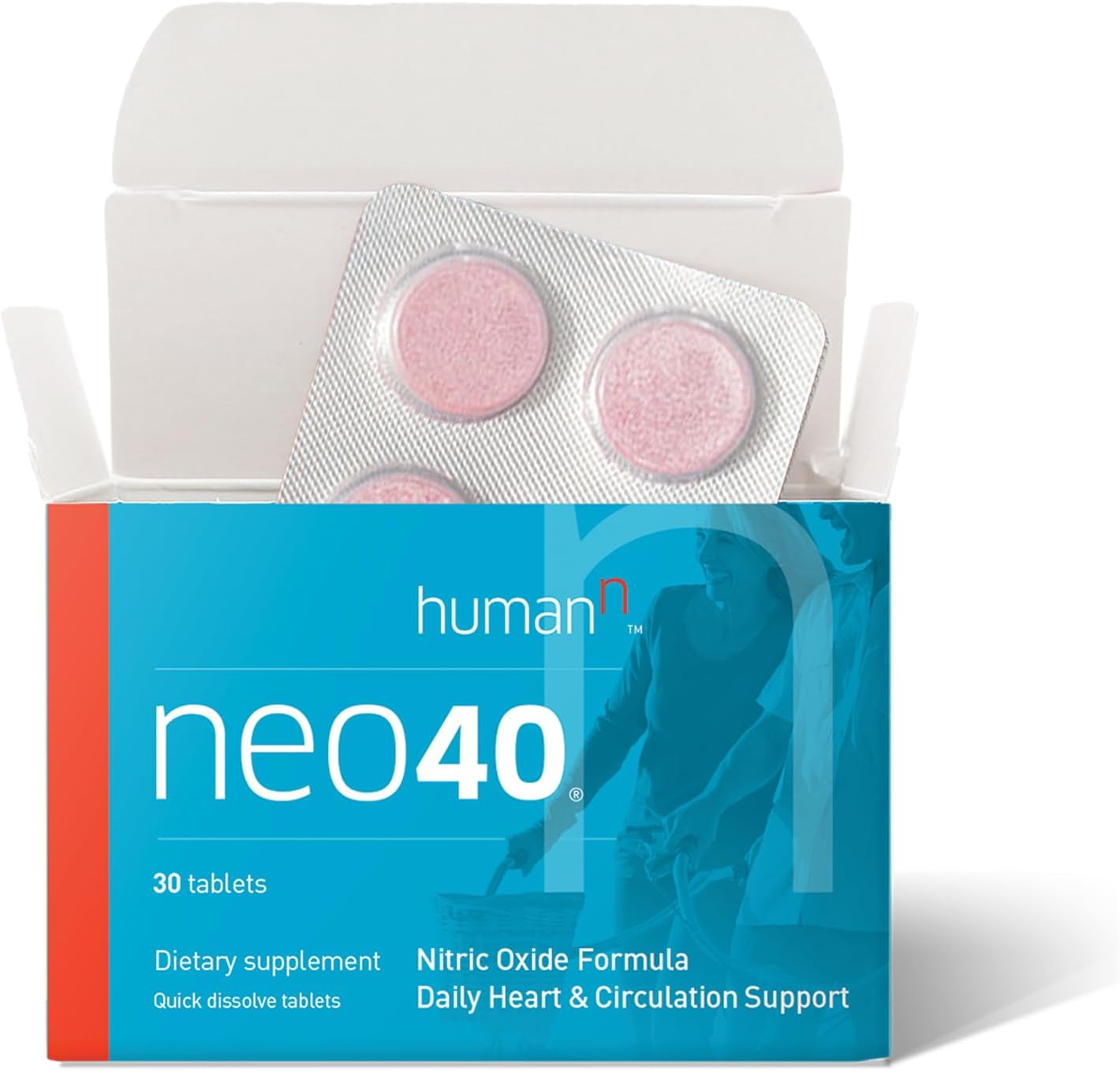 Neo40 Daily Heart & Blood Circulation Supplements for Energy