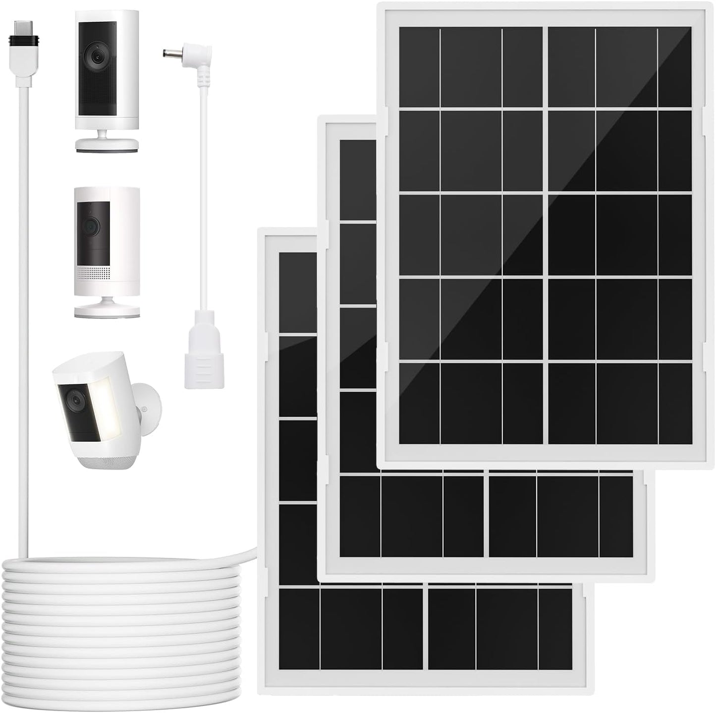 7W Solar Panel for Ring Camera - Efficient Solar Charger Pack