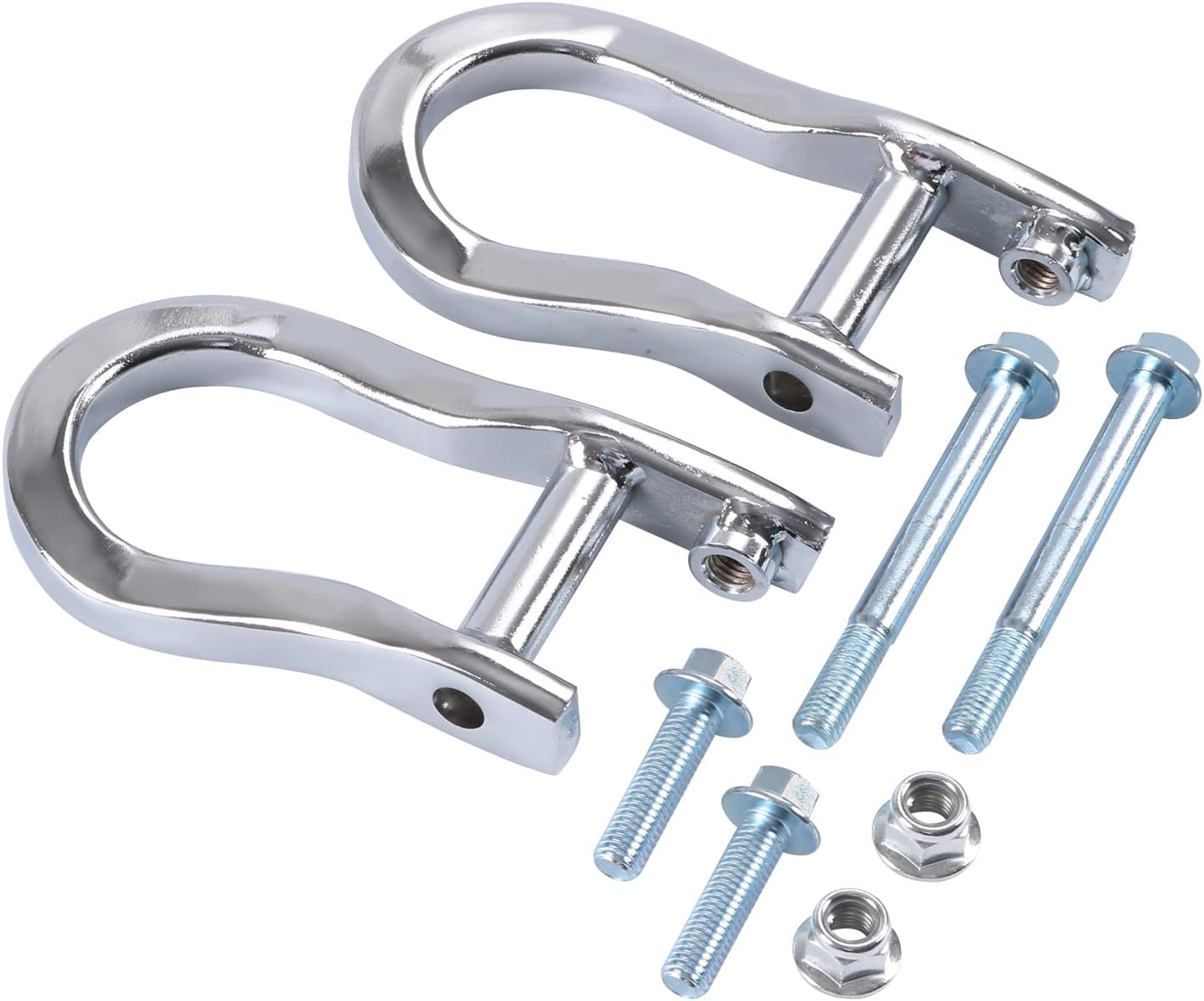 CARMOCAR Front Recovery Tow Hooks for 2007-2019 Chevy Silverado