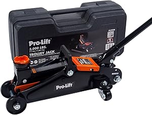 Pro-Lift Hydraulic 1.5 Ton Trolley Jack for Easy Car Lifting