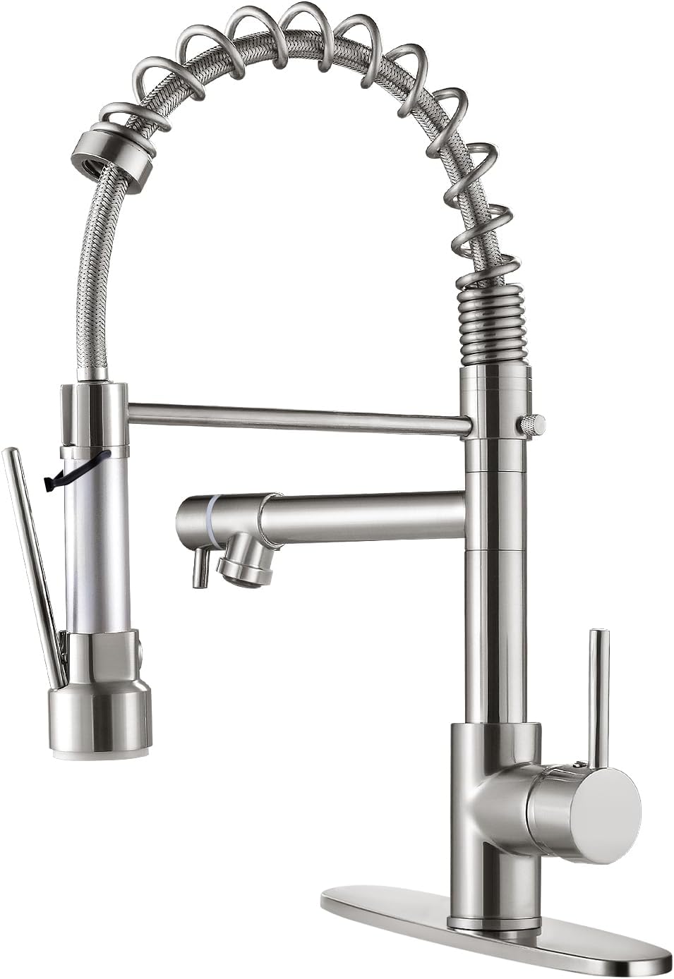 Qomolangma Contemporary Kitchen Faucet with Pull Down Sprayer