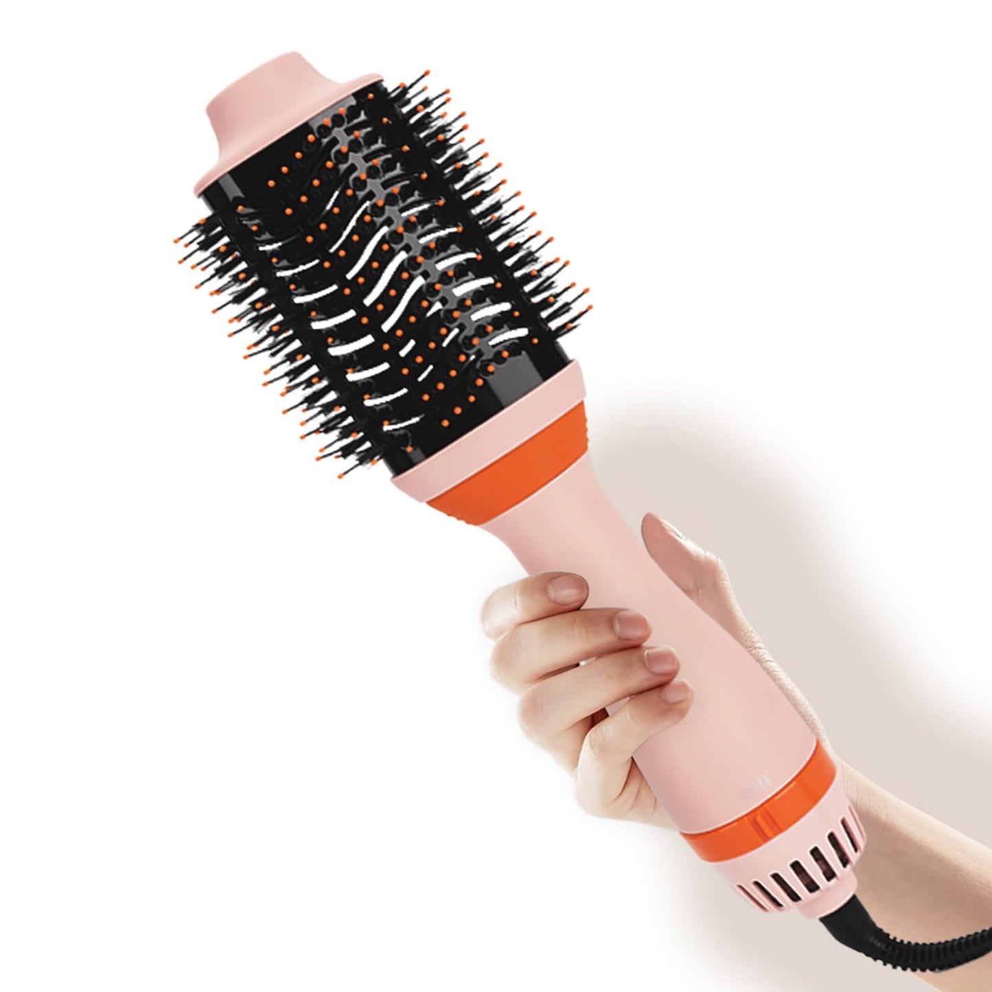 Frizz-Free Pink Hair Dryer Brush