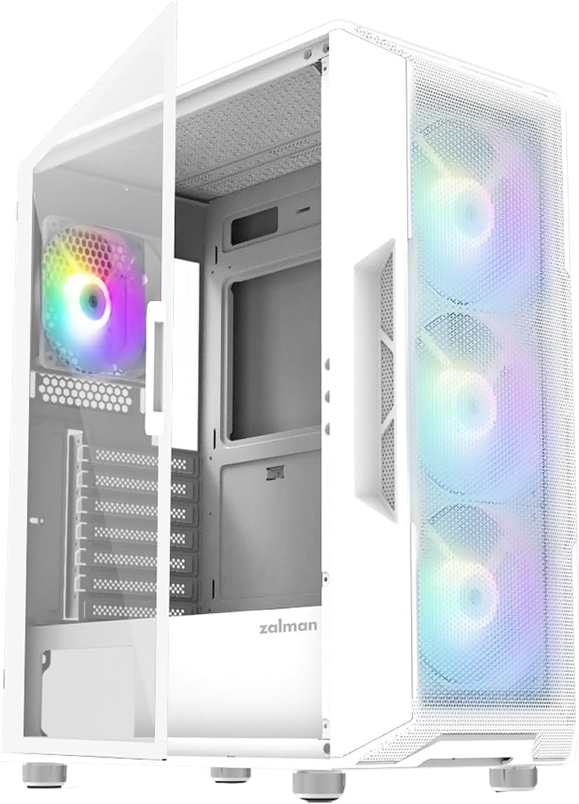 Zalman i3 NEO ATX Mid Tower Case with RGB Fans and Glass