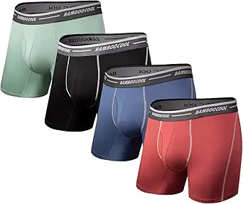 Bamboo Cool Men's Underwear Boxer Briefs for Everyday Comfort