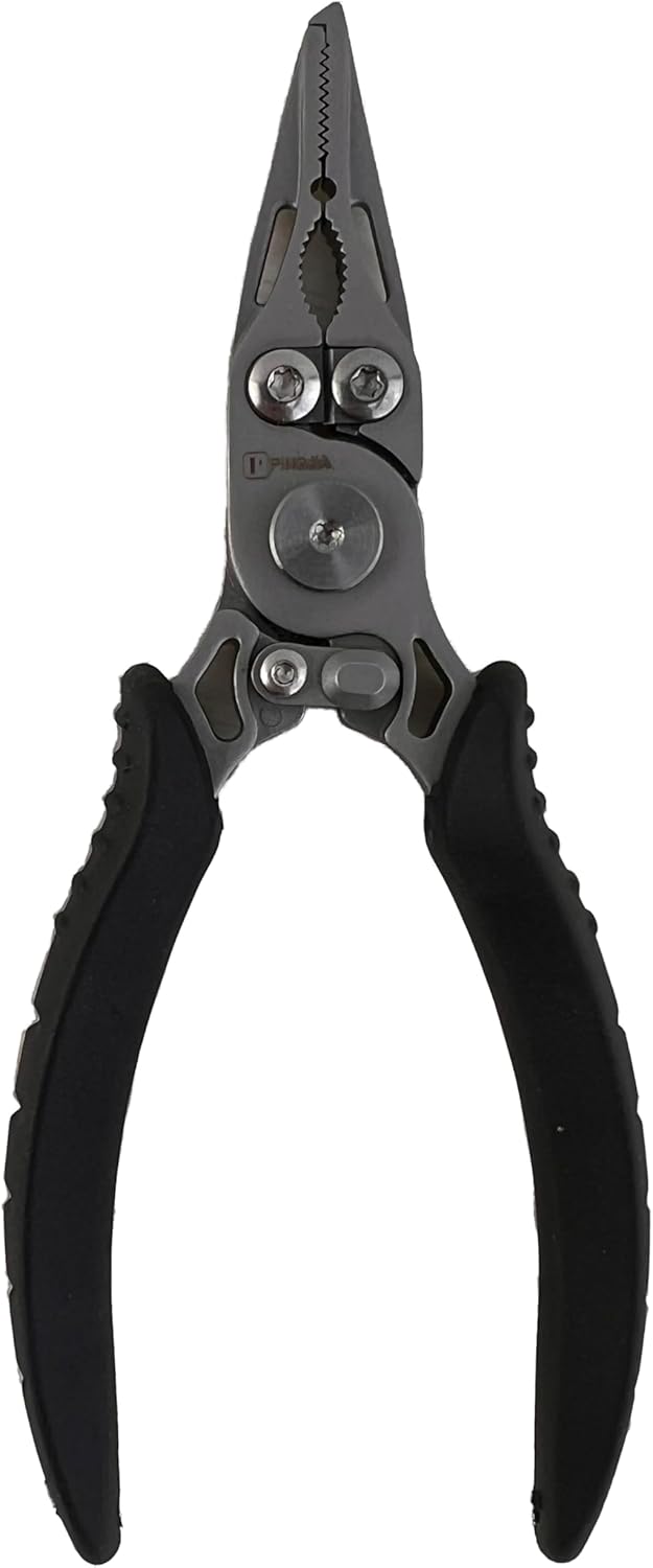 Tungsten Steel Fishing Pliers - Secure Grip, Self-Locking, & Special Slot!