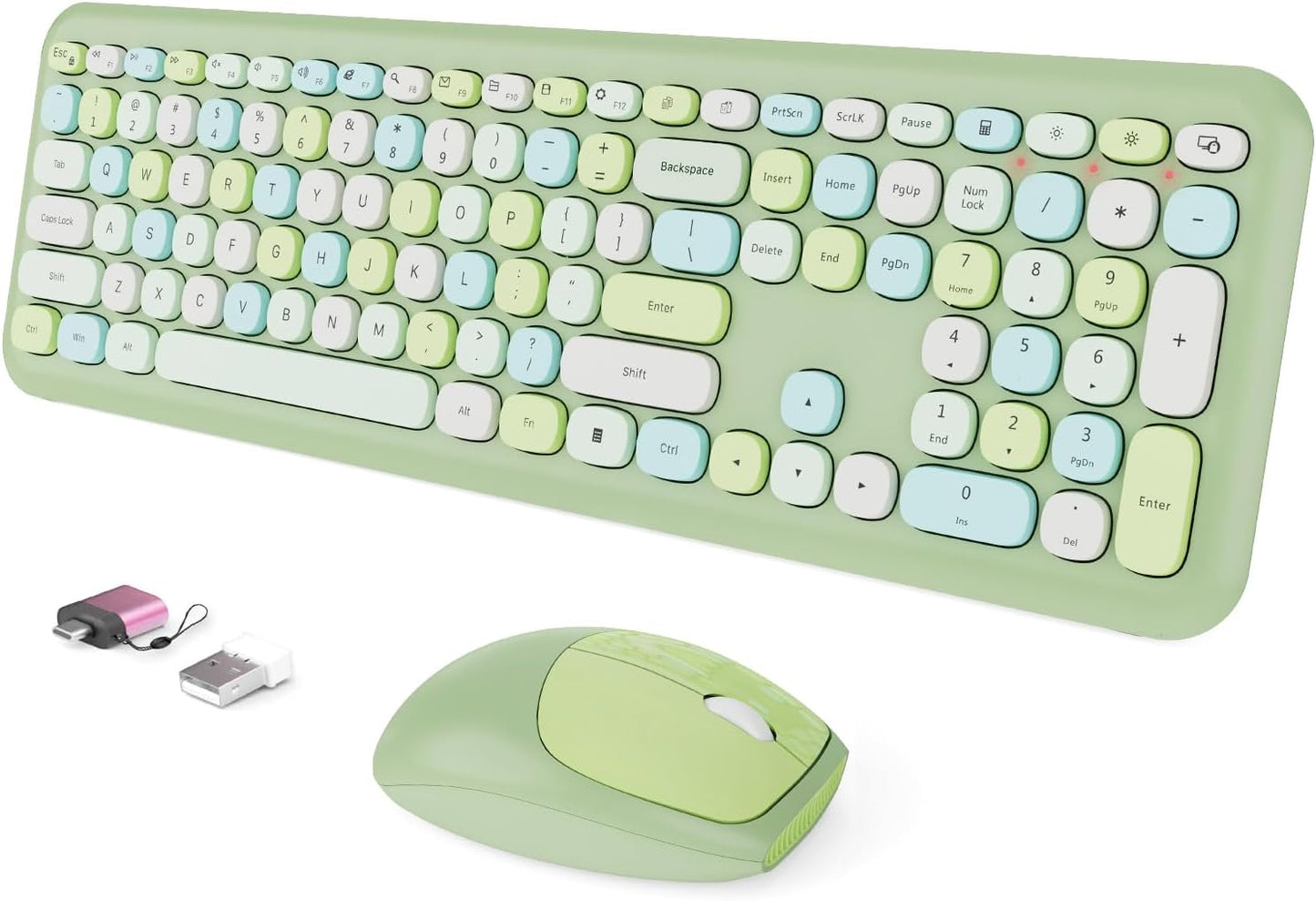 Wireless Keyboard and Mouse Combo for Home and Office Use