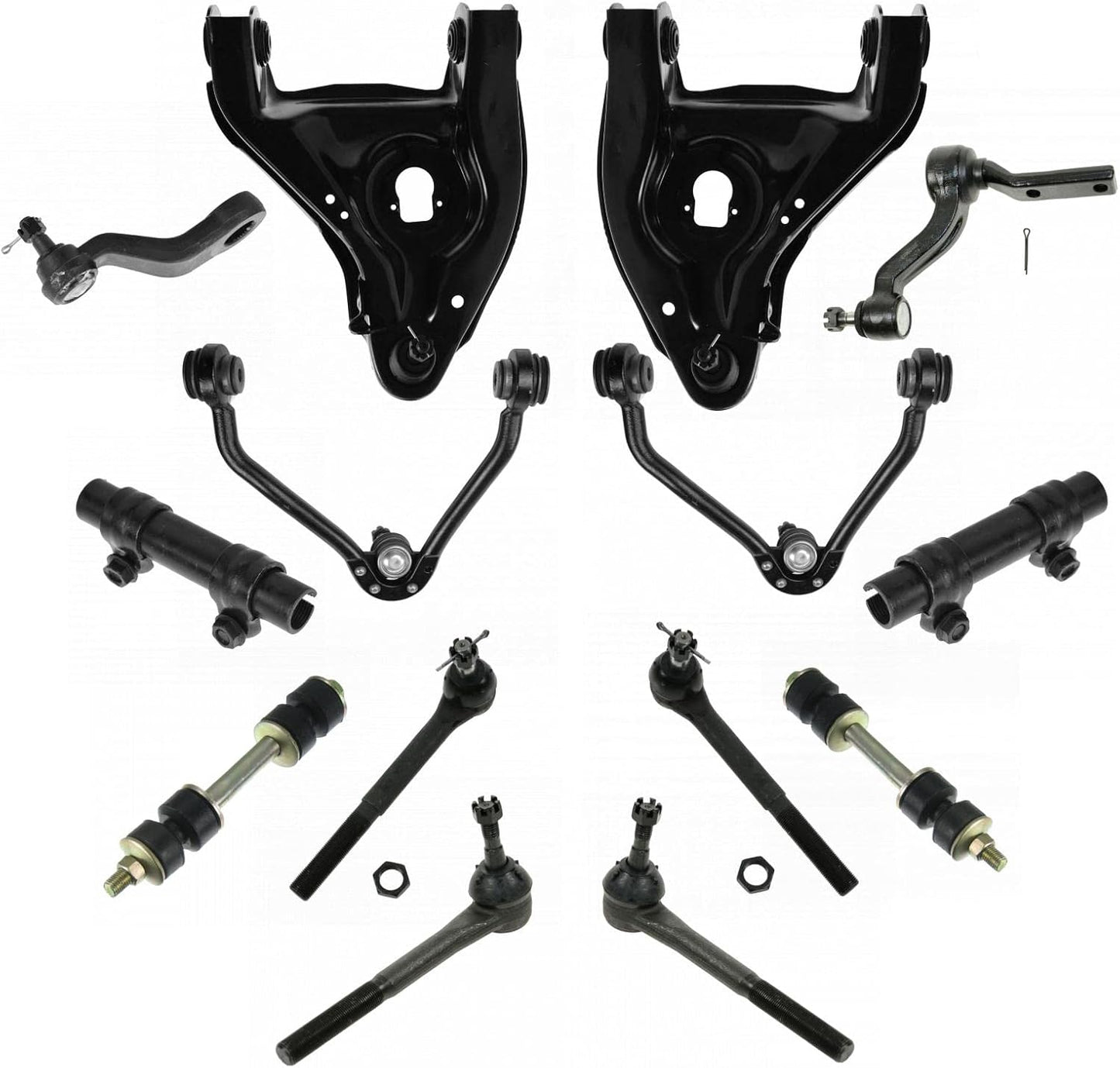 TRQ Front Steering & Suspension Kit for Chevrolet GMC Vehicles