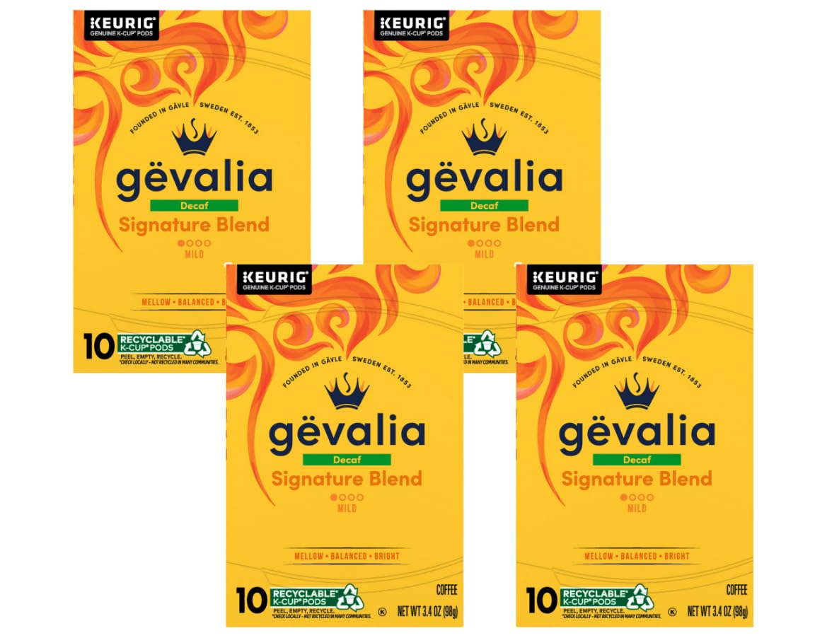 Gevalia Blend Decaf Mild Light Roast K-Cup Coffee Pods Review