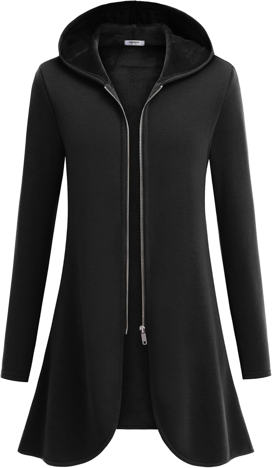 Zeagoo Oversized Zip-Up Hoodie with Pockets