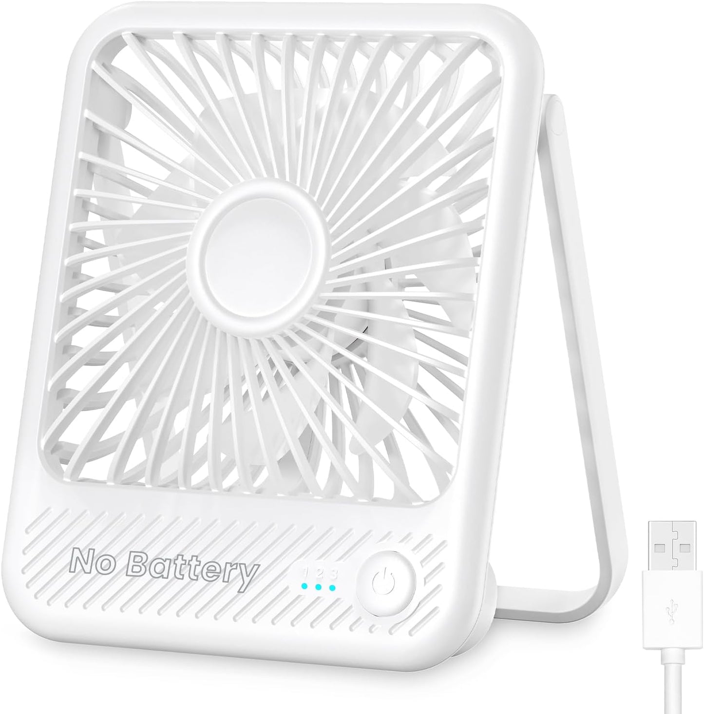 Koonie USB Desk Fan: Powerful & Silent Breeze
