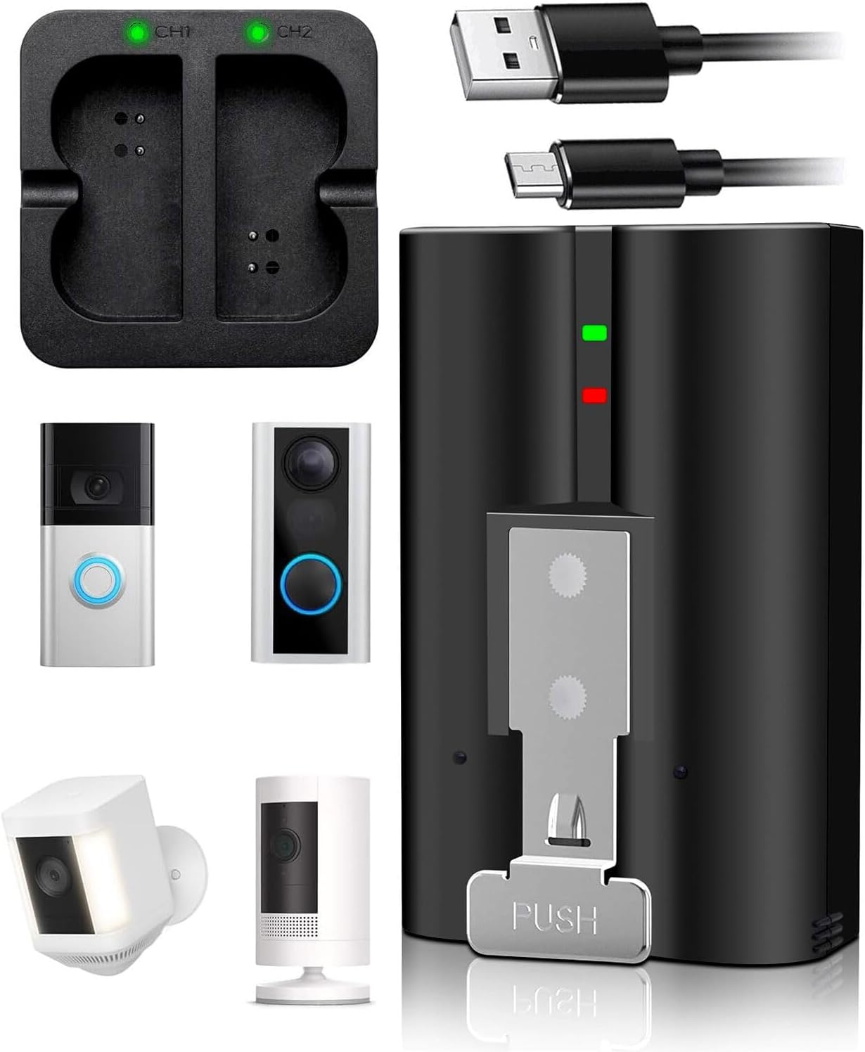 AIKEBATT USB Charging Station & V4 Battery Upgrade